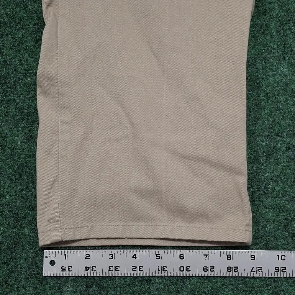 Polo Ralph Lauren Men's 32x30 Kaky Pleated Cotton Twill Made in USA